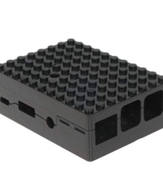 Корпус ACD RA182 black для микрокомпьютера Raspberry Pi 3 черный ABS Plastic Building Block case for Raspberry Pi 3