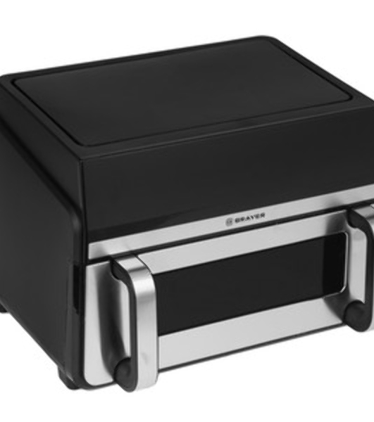 Аэрогриль Brayer BR2057 черный, 2200 Вт, 8.5 л, сенсор, 10 программ