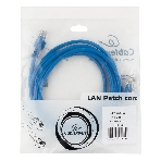 Патч-корд UTP Cablexpert cat.5e, 2м, литой, многожильный, синий, фото3