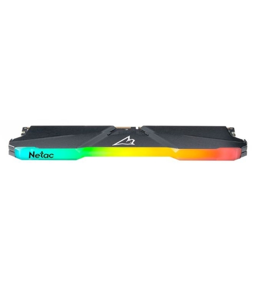 Оперативная память NETAC Shadow, DDR4, 16GB (1x16GB), 3200MHz, CL16, DIMM, с радиатором, RGB, серый