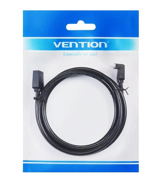 Кабель Vention HDMI High speed v2.0 with Ethernet 19M/19M угол 270 - 3 м