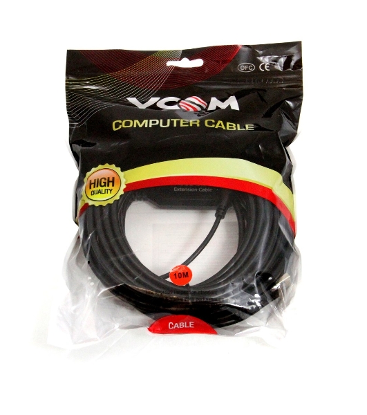 Кабель-адаптер USB3.0-repeater, удлинительный активный Am-->Af 10м VCOM