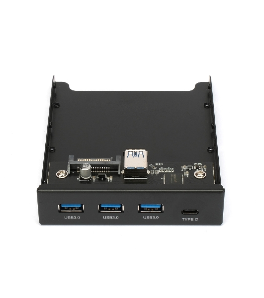 Планка USB 3.0 на переднюю панель 3.5' Gembird, FP3.5-USB3-3A1C, USB/Type-C, USB-A 3.0/Type-C