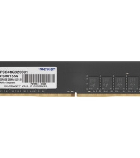 Оперативная память Patriot Signature, DDR4, 8GB (1x8 GB), 3200 MHz, CL22, DIMM