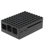 Корпус ACD RA182 black для микрокомпьютера Raspberry Pi 3 черный ABS Plastic Building Block case for Raspberry Pi 3, фото7