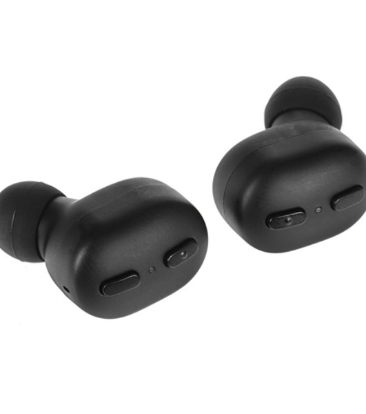 Наушники TWS GEOZON Track черный, внутриканальные, Bluetooth, до 4 ч