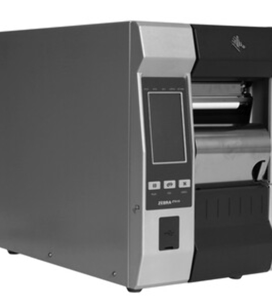 Принтер этикеток термотрансферный Zebra ZT610 4', 203 dpi, 356 мм/сек, Bluetooth, RS-232, USB, USB Host, Wi-Fi, серый