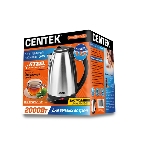 Электрочайник Centek CT-0035 серебристый, 1.5 л, 2000 Вт, скрытый нагревательный элемент, фото6