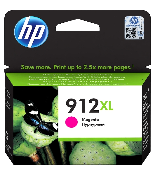 Картридж струйный HP 912XL 3YL82AE пурпурный (825 стр.) для HP OfficeJet 801x/802x