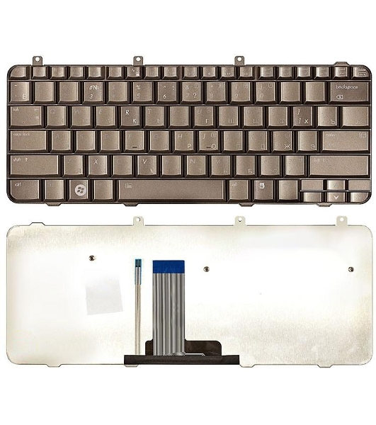 Клавиатура для ноутбука HP Pavilion DV3-1000 DV3z-1000 бронза с подсветкой