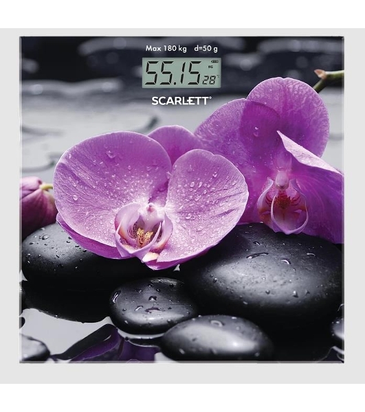 Весы напольные электронные Scarlett SC-BS33E067 макс.180кг рисунок
