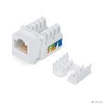 Модуль универсальный Cabeus, keystone, 1хRJ45, IDC 110, кат. 5е, неэкр., белый, фото 1