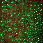 Гирлянда Neon-night 'Светодиодный Дождь' 2х1,5м, постоянное свечение, прозрачный провод, 230 В, диоды зеленые, 360 LED, фото 1