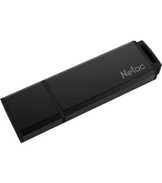 Флешка USB Netac U351 (NT03U351N-032G-20BK), 32Gb, USB 2.0, R/W 25/10, черный