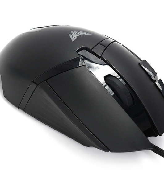 Мышь проводная Crown CMGM-901 черный, 4800 dpi, USB, кнопки - 8