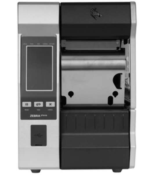 Принтер этикеток термотрансферный Zebra ZT610 4', 203 dpi, 356 мм/сек, Bluetooth, RS-232, USB, USB Host, Wi-Fi, серый