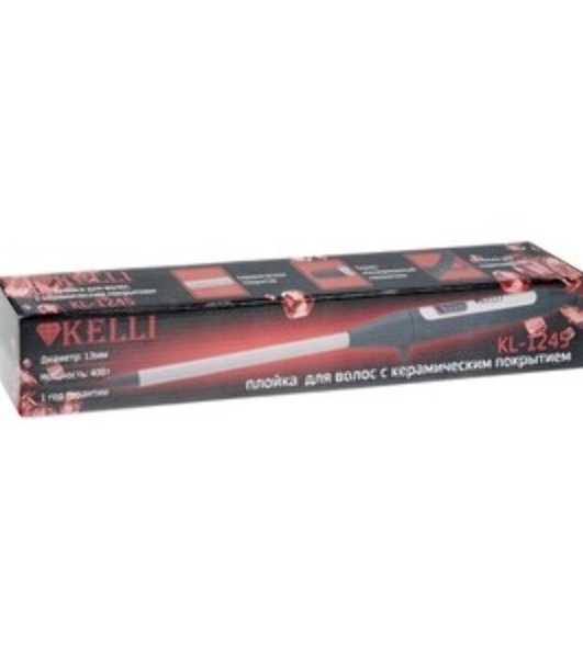 Щипцы для завивки волос KELLI KL-1255 розовый, 25 мм, 200 °C, 4 режима