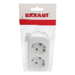 Колодка 2 гнезда с заземлением Rexant, фото3