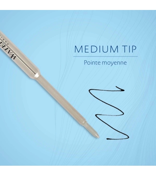 Стержень шариковый Waterman Standard Maxima (CWS0944480) M 1мм, черные чернила, блистер