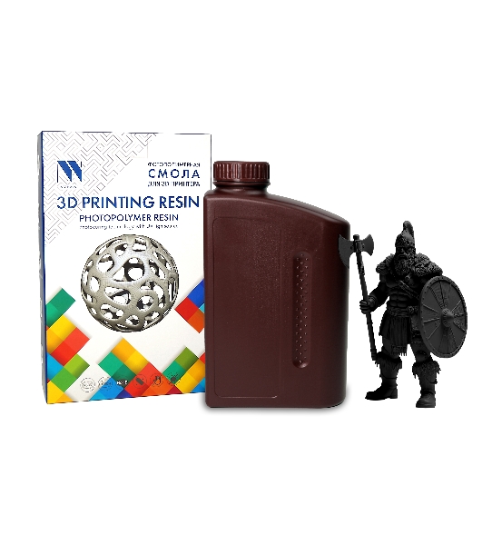 Фотополимерная смола NVPrint Toughness Resin черный для 3D печати 1 кг (бут)
