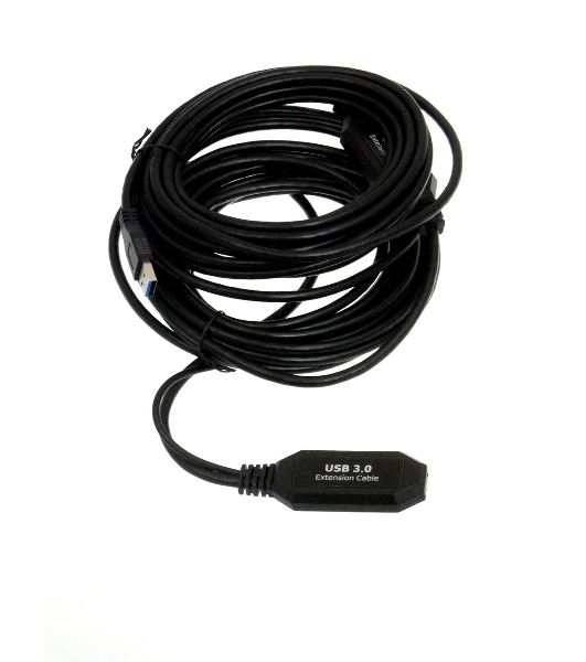 Кабель-адаптер USB3.0-repeater, удлинительный активный Am-->Af 10м VCOM