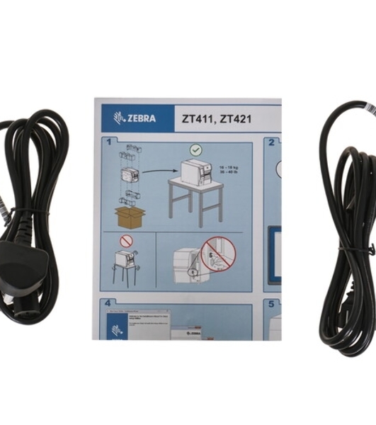 Принтер этикеток термотрансферный коммерческий Zebra TT ZT411 203 dpi, 356 мм/сек, USB, RS-232, Ethernet, USB Host, Bluetooth, серый/черный