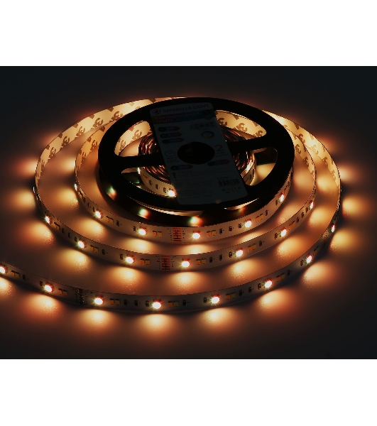 Светодиодная лента Ambrella light GS4501 5050+2835 90Led/ 13W m/ 24V IP20 RGB+CCT 3000-6500K/5000*12*1.87mm (6 конт.)