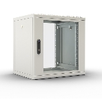Шкаф телекоммуникационный настенный разборный 9U (600 × 520), съемные стенки, дверь стекло, фото7