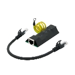 Бескорпусное устройство грозозащиты линий Ethernet + PoE на 1 канал (УЗИП). Класс II. Защищает PoE оборудование, подключенное к линиям Ethernet от наведенного напряжения высоких энергий. Скорость передачи данных: 10/100/1000 Мбит/c. Стандарты PoE: IEEE802.3 af/at/bt до 90W. Защищаемые контакты: 1-8. Номинальное рабочее напряжение Un - 48V DC. Максимальное рабочее напряжение Um - 58V DC. Номинальный ток разряда In - до 5kA. Максимальный ток разряда Imax - до 5kA. Время отклика - до 1нс. Вход - Р, фото 1