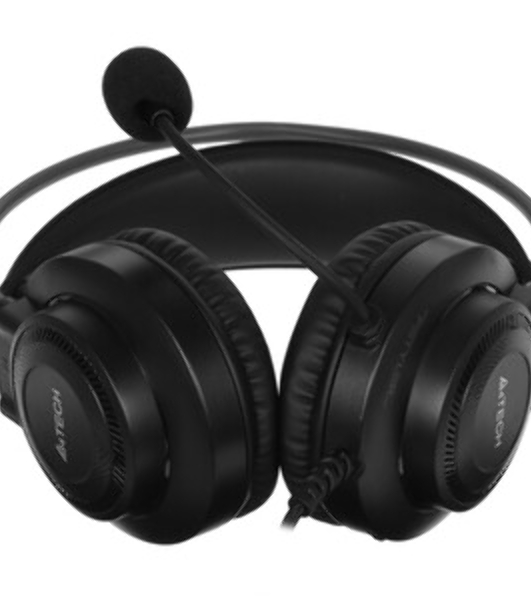 Гарнитура A4Tech Fstyler FH200U серый, проводная