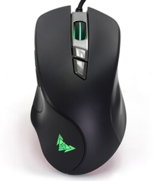 Мышь проводная Crown CMGM-903 черный, 7000 dpi, USB, кнопки - 7