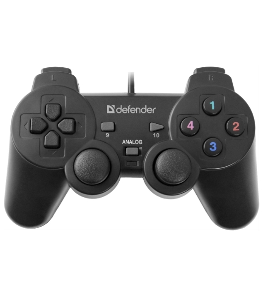 Геймпад Defender Omega USB, Проводной геймпад, 12 кнопок, 2 стика