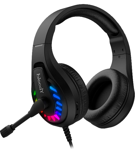 Гарнитура Bloody G230 чёрный, проводная, подсветка