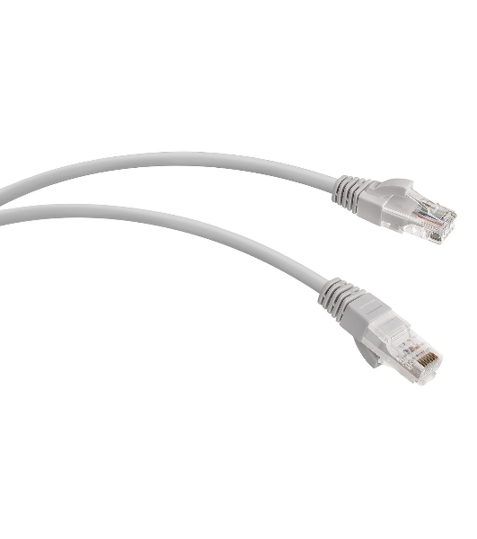 Патч-корд WRline WR-PC-RJ45-UTP-5E-0.3-GY UTP RJ-45 вил.-вилка RJ-45 cat.5e 0.3м серый LSZH (уп.:1шт)