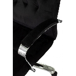 Кресло руководителя Бюрократ T-9928SL Fabric черный Italia Black, крестов. металл хром, фото27