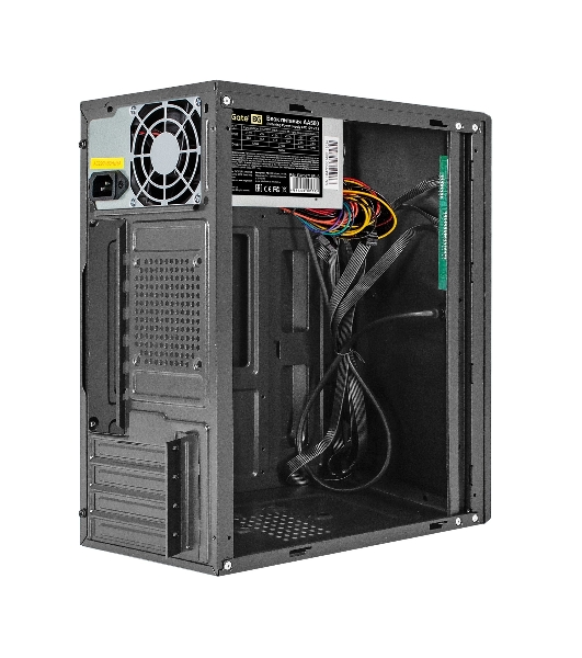 Компьютерный корпус Minitower ExeGate BAA-408-AA500 (mATX, БП AA500 с вент. 8см, 2*USB, HD Audio, черный)