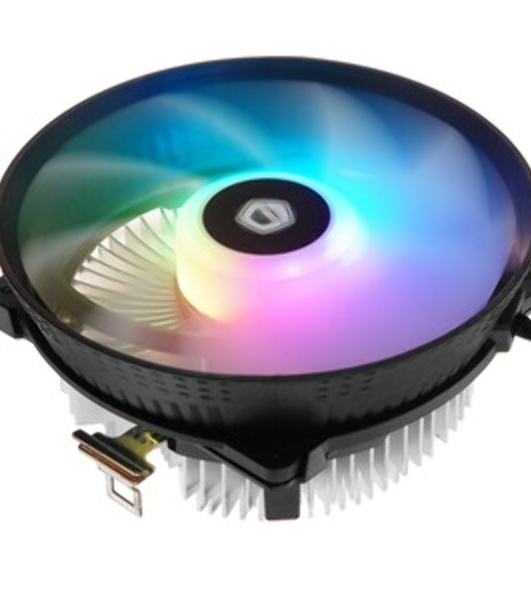Кулер ID-COOLING DK-03 RAINBOW черный/серебристый 120мм алюминий 1800rpm 26db 4-pin 100W 63мм