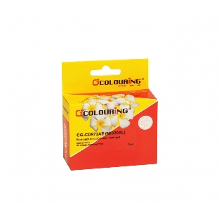Картридж струйный Colouring CG-CD972AE №920XL Cyan водный для принтеров HP officejet 6000/6500/7000