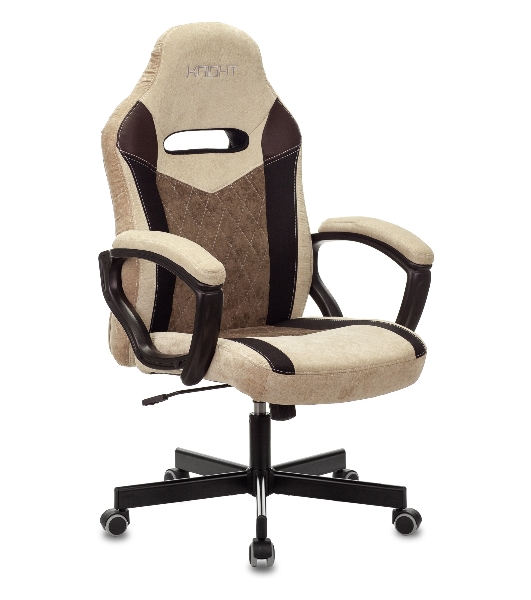 Кресло Бюрократ VIKING 6 KNIGHT BR FABRIC коричневый, ткань, 120 кг, механизм качания