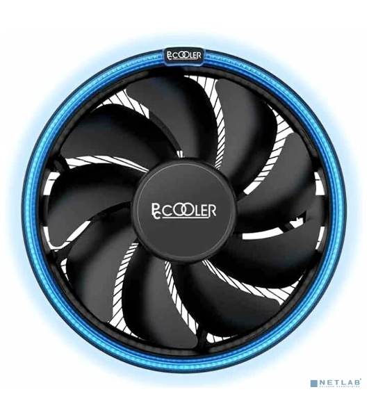 Кулер PCCooler E126MB черный 120мм алюминий 1800rpm 26.5db 4-pin 92W 70мм