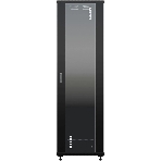 Шкаф серверный NTSS Премиум (NTSS-R42U6080GS-BL) напольный 42U 600x800 мм пер. дв. стекл. металл 900 кг черный 710 мм 99 кг 1987 мм IP20 сталь, фото5