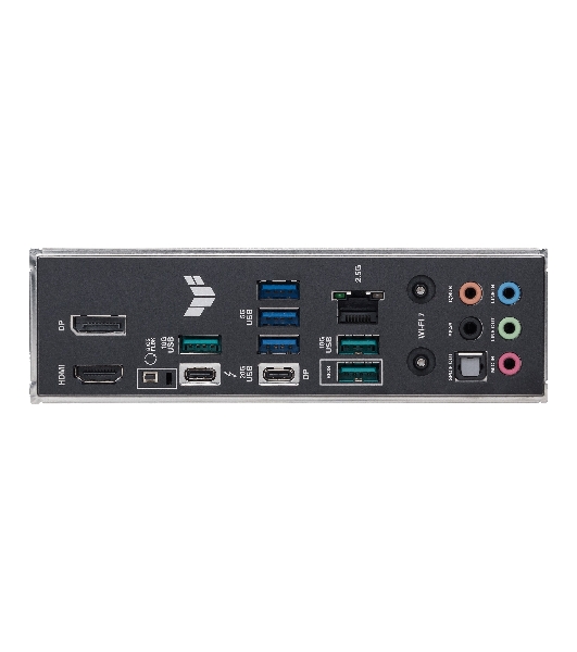 Материнская плата ASUS TUF GAMING Z890-PLUS WIFI, LGA 1851, Intel Z890, 4xDDR5, 4xSATA, 4xM.2, 1xPCIe 5.0 x16, 1xPCIe 4.0 x4, 1xDP, 1xHDMI, 1xUSB-C 3.2 Gen 2x2, 1xUSB-C Thunderbolt 4, 1x 2.5Gb LAN, 3xUSB-A 3.2 Gen 1, 3xUSB-A 3.2 Gen 2, 5x3.5 мм, 1xWi-Fi 7, ATX