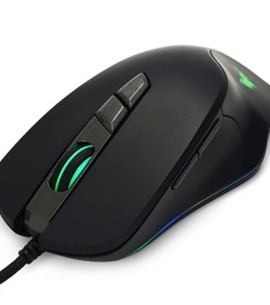 Мышь проводная Crown CMGM-903 черный, 7000 dpi, USB, кнопки - 7