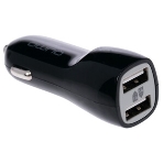 Автомобильное зарядное устройство QUMO 3A, 2 USB, 1A+2A черный, фото7