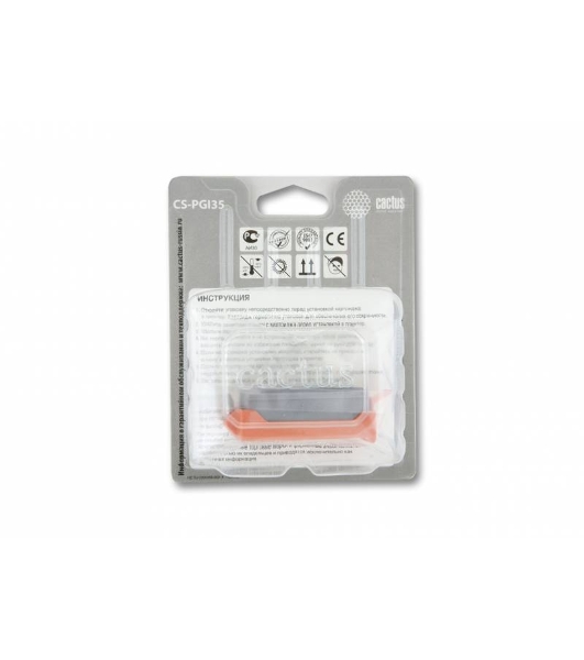 Картридж струйный Cactus CS-PGI35 черный (9 мл) для Canon iP100