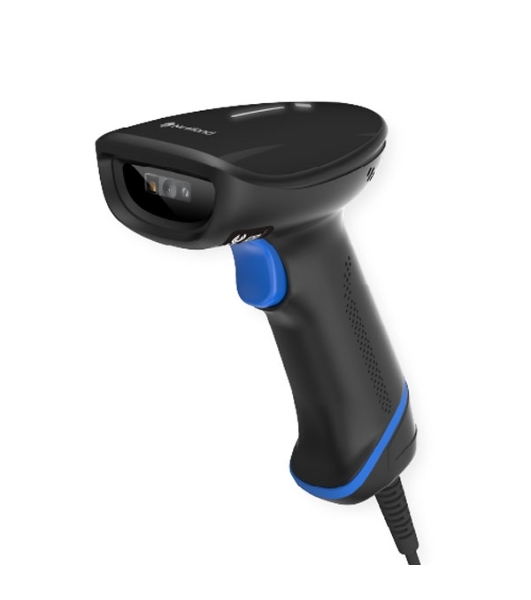 Сканер штрих-кодов HR2000 2D CMOS Wireless Bluetooth Handheld Reader with Stand/Docking Station and integrated USB-A cable