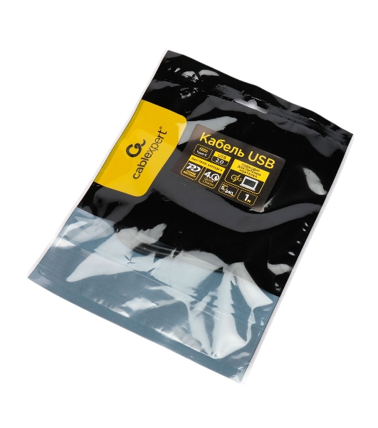 Кабель USB2.0 Cablexpert СС-USB2.0-240W-1M Type-C/Type-C, 5А, 240Вт, PD3.1/QC4.0, медь, 1м, черный, пакет