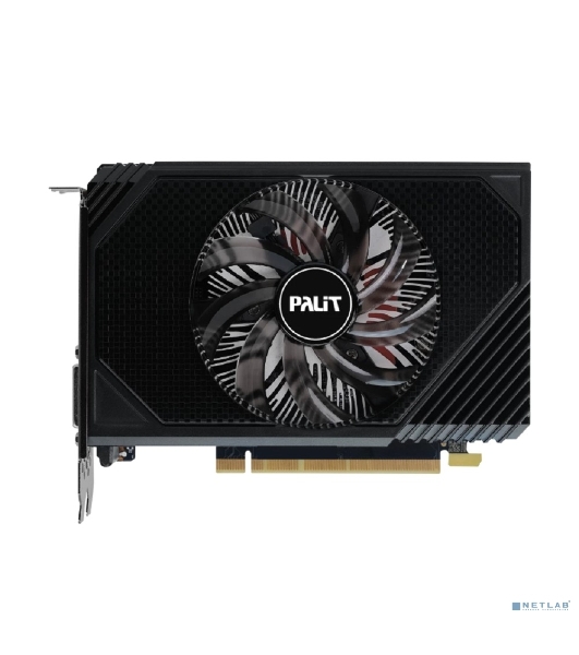Видеокарта Palit RTX 3050 STORMX OC 6Gb NVIDIA GeForce RTX 3050 6Gb PCI-E 4.0 96bit GDDR6 1042/14000 DVIx1 HDMIx1 DPx1 HDCP Ret
