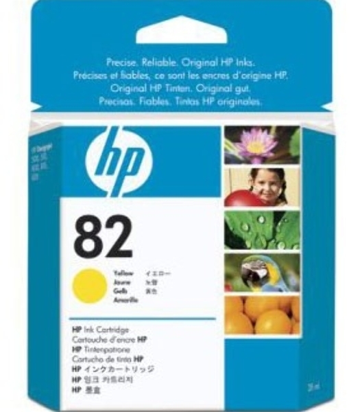 Картридж струйный HP №82 CH568A желтый для HP DJ 510 (28мл)