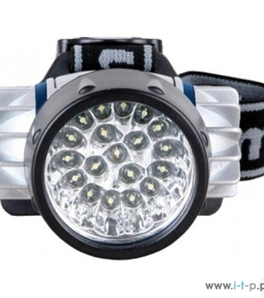 Фонарь Camelion LED5323-19Mx (фонарь налобн, металлик,19 ультра ярк LED, 4 реж, 3XR03 в компл, пласт, блис)